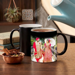 Personalised Magic Glitter Photo Mug – Classic Handle